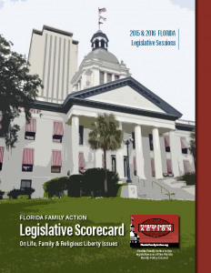 Legislative Scorecard Front Page